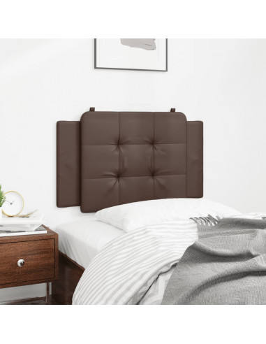 Cuscino Testiera Marrone 90 cm in Similpelle