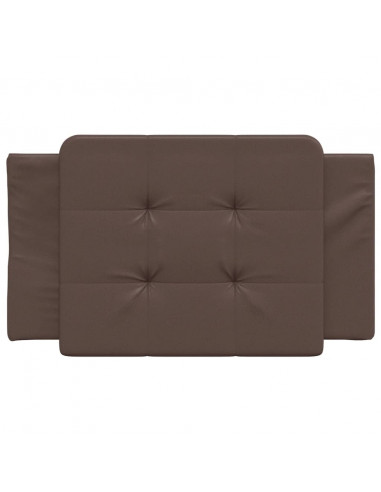 Cuscino Testiera Marrone 90 cm in Similpelle