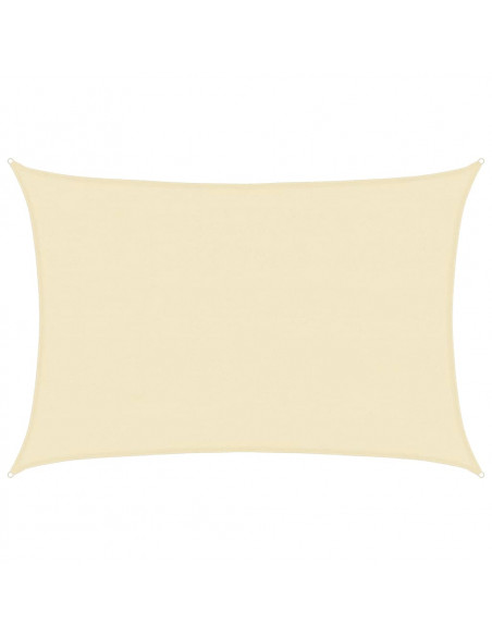 Vela Parasole 160 g/m² Crema 4x5 m in HDPE
