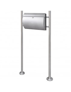 Casetta della Posta con Supporto in Acciaio Inox 2