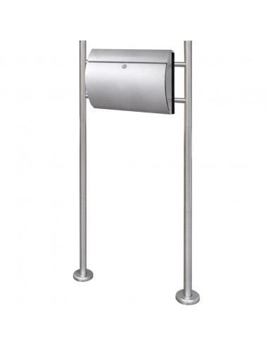 Casetta della Posta con Supporto in Acciaio Inox