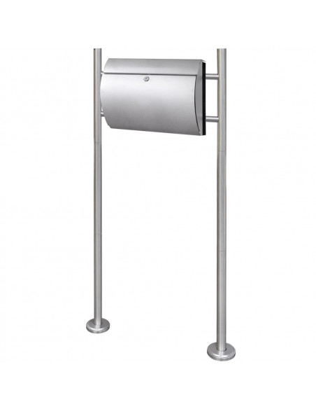 Casetta della Posta con Supporto in Acciaio Inox