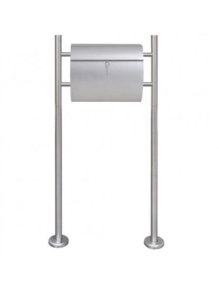 Casetta della Posta con Supporto in Acciaio Inox