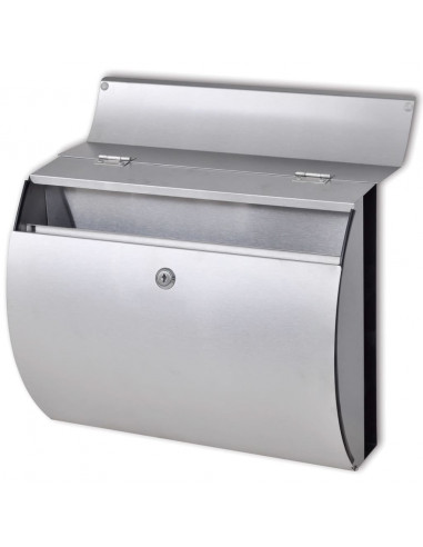 Casetta della Posta con Supporto in Acciaio Inox