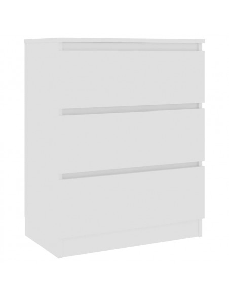 Credenza Bianca 60x35x76 cm in Legno Multistrato