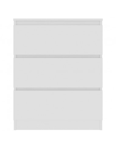 Credenza Bianca 60x35x76 cm in Legno Multistrato