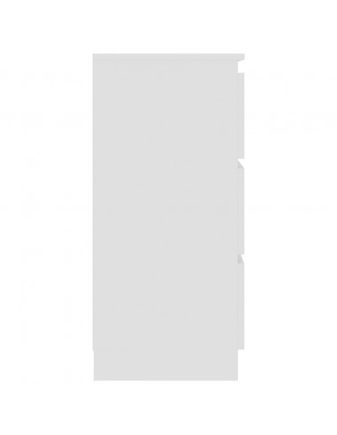 Credenza Bianca 60x35x76 cm in Legno Multistrato