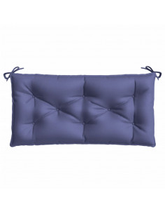 Cuscini per Panca 2 pz Blu Marino 100x50x7 cm in Tessuto Oxford