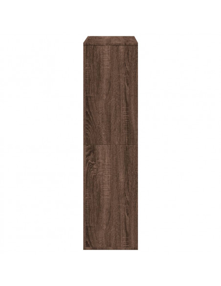 Divisorio Stanza Rovere Marrone 100x33x125,5 cm in Truciolato