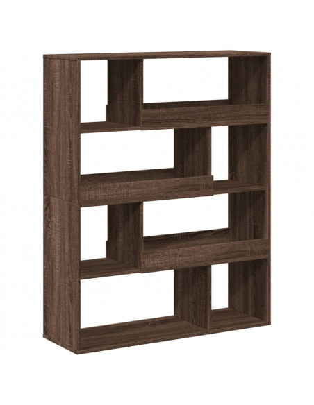 Divisorio Stanza Rovere Marrone 100x33x125,5 cm in Truciolato