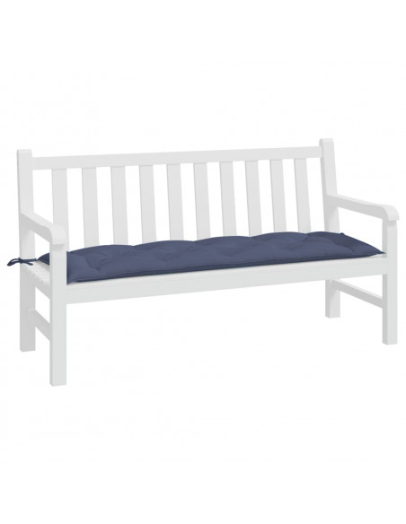 Cuscino Panca Giardino Blu Marino 150x50x7 cm in Tessuto Oxford