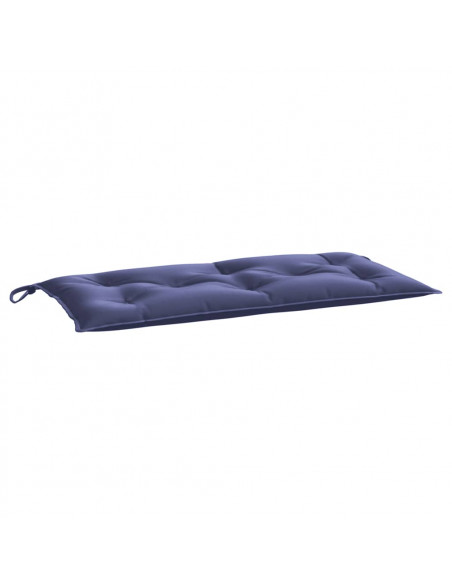 Cuscini per Panca 2 pz Blu Marino 100x50x7 cm in Tessuto Oxford