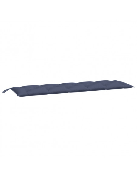 Cuscino Panca Giardino Blu Marino 180x50x7 cm in Tessuto Oxford