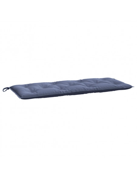 Cuscini per Panca 2 pz Blu Marino 120x50x7cm in Tessuto Oxford