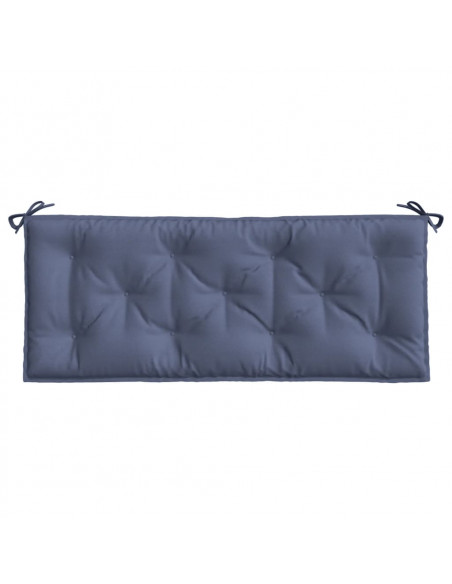 Cuscino Panca Giardino Blu Marino 120x50x7cm in Tessuto Oxford