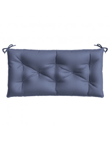 Cuscino Panca Giardino Blu Marino 100x50x7cm in Tessuto Oxford