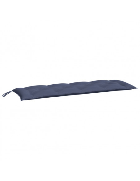 Cuscini per Panca 2 pz Blu Marino 150x50x7 cm in Tessuto Oxford