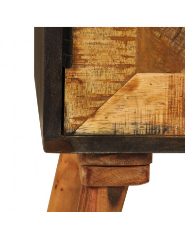 Credenza in Legno Massello di Mango 85x30x75 cm