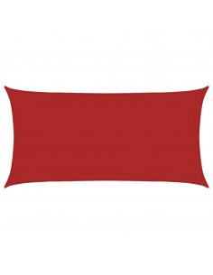 Vela Parasole 160 g/m² Rossa 4x7 m in HDPE 2