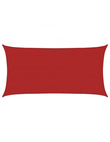 Vela Parasole 160 g/m² Rossa 4x7 m in HDPE