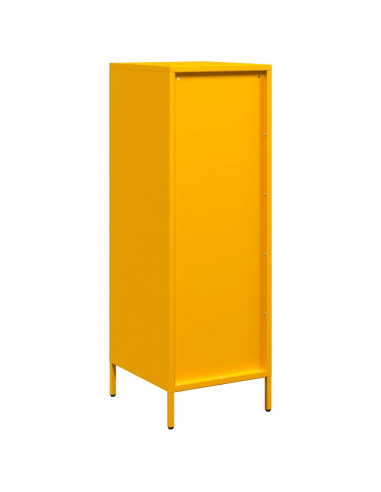Credenza Giallo Senape 39x35x103,5 cm in Acciaio