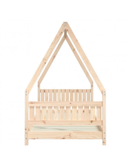 Giroletto per Bambini 90x200 cm in Legno Massello di Pino