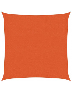 Vela Parasole 160 g/m² Arancione 3x3 m in HDPE 2