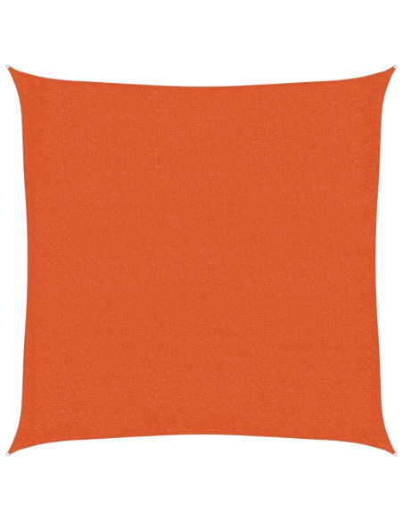 Vela Parasole 160 g/m² Arancione 3x3 m in HDPE