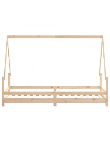 Giroletto per Bambini 90x200 cm in Legno Massello di Pino