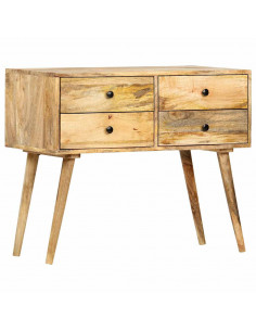 Credenza 85x40x71 cm in Legno Massello di Mango 2