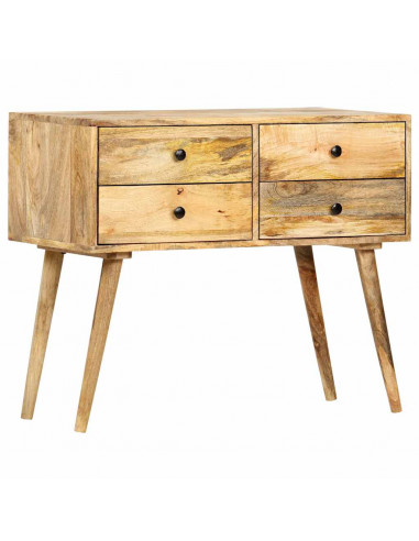 Credenza 85x40x71 cm in Legno Massello di Mango