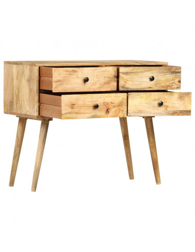 Credenza 85x40x71 cm in Legno Massello di Mango