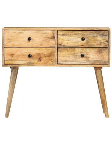 Credenza 85x40x71 cm in Legno Massello di Mango