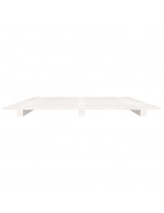 Giroletto Bianco 90x200 cm in Legno Massello di Pino