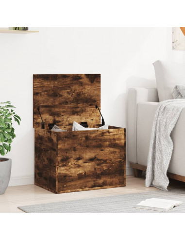 Contenitore Rovere Fumo 60x42x46 cm Legno Multistrato