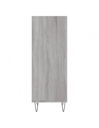 Credenza Grigio Sonoma 34,5x32,5x90 cm in Legno Multistrato