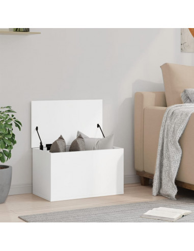 Contenitore Portaoggetti Bianco 60x35x35 cm in Truciolato