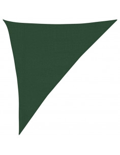 Vela Parasole 160 g/m² Verde Scuro 3x4x5 m in HDPE 2