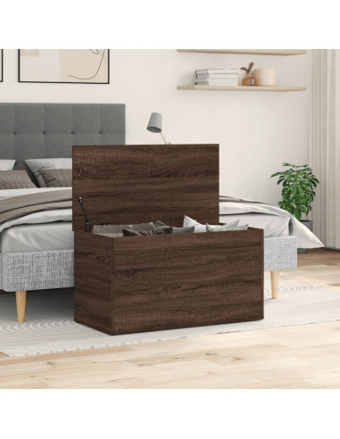 Cassapanca Rovere Marrone 84x42x46 cm in Legno Ingegnerizzato
