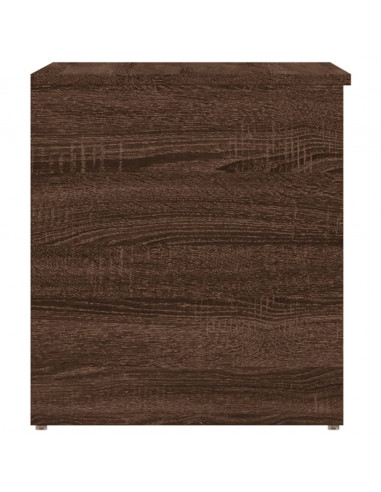 Cassapanca Rovere Marrone 84x42x46 cm in Legno Ingegnerizzato