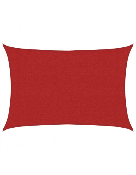 Vela Parasole 160 g/m² Rossa 3x5 m in HDPE