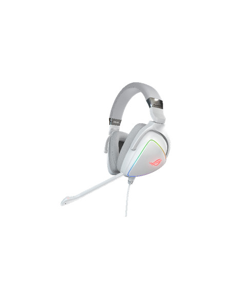 ASUS ROG Delta White Edition Auricolare Cablato A Padiglione Gaming USB tipo-C Bianco