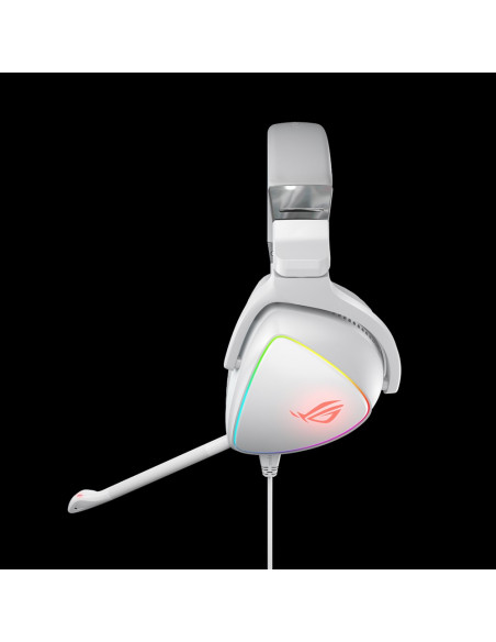 ASUS ROG Delta White Edition Auricolare Cablato A Padiglione Gaming USB tipo-C Bianco