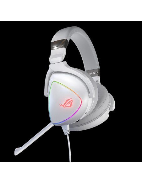 ASUS ROG Delta White Edition Auricolare Cablato A Padiglione Gaming USB tipo-C Bianco