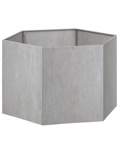 Fioriera Ruggine 60x60x45 cm Acciaio Corten