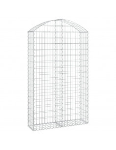Cesto Gabbione ad Arco 100x30x160/180 cm Ferro Zincato 2