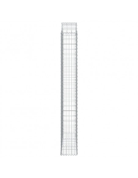 Cesto Gabbione ad Arco 150x30x220/240 cm Ferro Zincato
