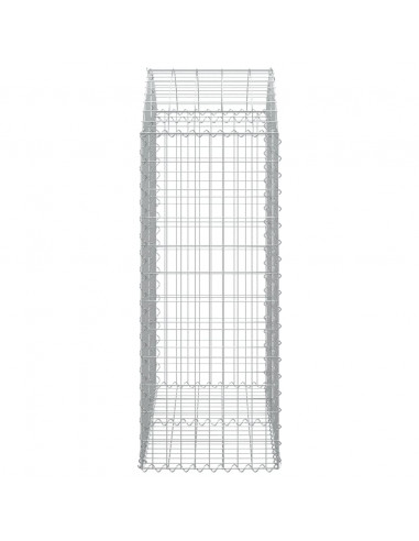 Cesto Gabbione ad Arco 100x50x120/140 cm Ferro Zincato