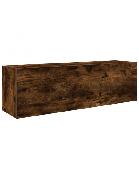 Armadietto Bagno Rovere Fumo 100x25x30 cm in Truciolato