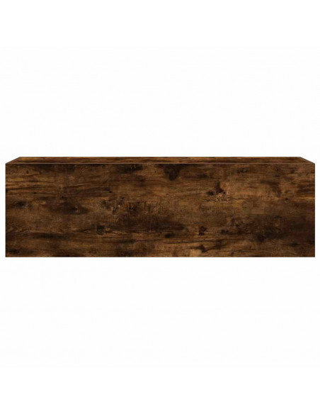 Armadietto Bagno Rovere Fumo 100x25x30 cm in Truciolato